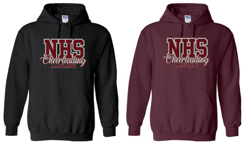 Alumni Hooded Sweatshirt Glitter Design (2 Color Options)