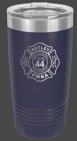 Laser Etched 20 oz. Stainless Steel Vacuum Insulated Ringneck Tumbler with Clear Lid