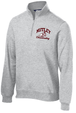 Embroidered 1/4 Zip Sweatshirt