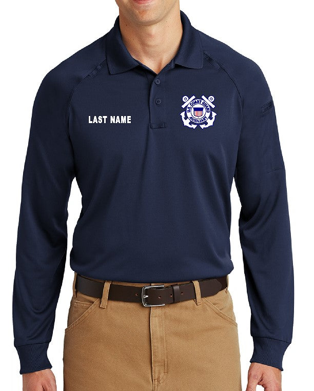 Long Sleeve Auxiliary Alternate Work Uniform Polo