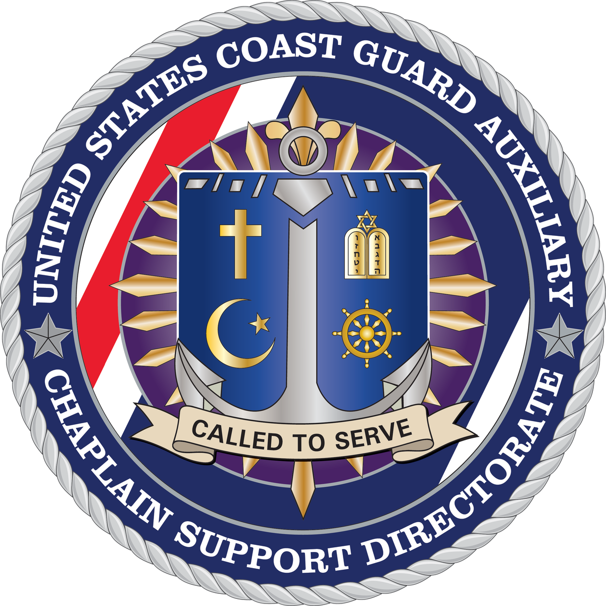 US Coast Guard Auxiliary Chaplain Alternate Work Uniform Polo – Sign ...