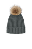 EMBROIDERED POM-POM HAT