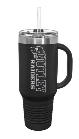 Laser Engraved Polar Camel 40 oz. Black Travel Mug