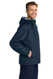 Embroidered Wind and Water Resistant Hooded Jacket (Non-Uniform)