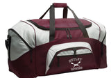 Embroidered Large Duffel Bag Crew logo With Embroidered Name (Optional)
