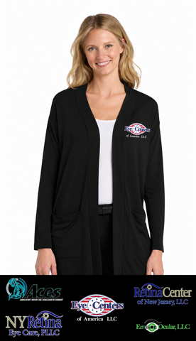 Embroidered Women's Concept Long Pocket Cardigan