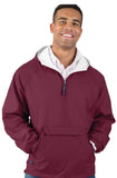 Classic Solid Pullover Wind and Water Resistant