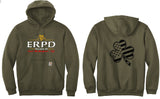 Carhartt® Midweight Hooded Sweatshirt ERPD Front