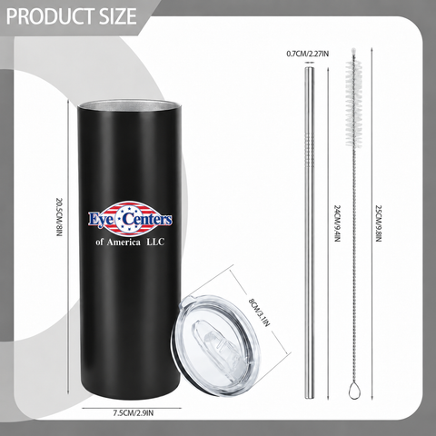 Custom Printed 20 oz. Double Wall Insulated Tumbler
