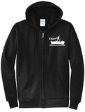 Full Zip Hooded Sweatshirt (2color options)