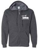 Full Zip Hooded Sweatshirt (2color options)