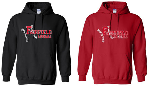 Fairfield Baseball Hooded Sweatshirt (2 Color Options)