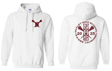 Hooded Sweatshirt W/Back Design (4 Color Options)