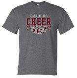 Cheer T-Shirt Metallic silver design. N