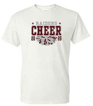 Cheer T-Shirt Metallic silver design. N