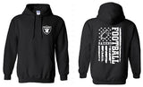 FOOTBALL Flag Design Hooded Sweatshirt