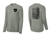 Performance Long Sleeve Shirt Flag Design
