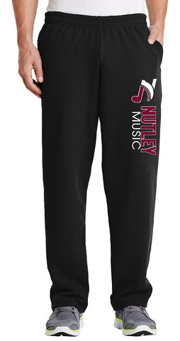 Open-Bottom Sweatpants