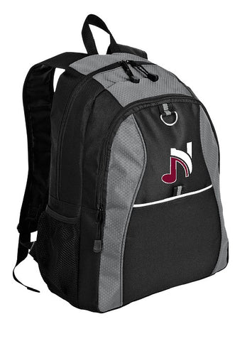 Embroidered Backpack Music Logo
