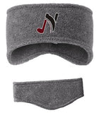 Stretch Fleece Headband Embroidered Design