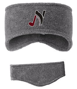 Stretch Fleece Headband Embroidered Design