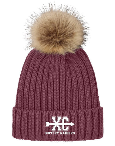 EMBROIDERED POM-POM HAT