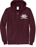 Full Zip Hooded Sweatshirt (2color options)