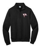 Embroidered 1/4 Zip Sweatshirt