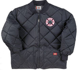 BFD Diamond Quilted Nylon Jacket Embroidered