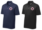 Performance Short Sleeve Polo Embroidered Maltese Cross