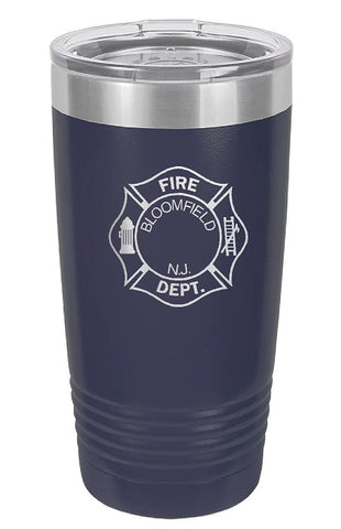 Laser Etched 20 oz. Stainless Steel Vacuum Insulated Ringneck Tumbler with Clear Lid