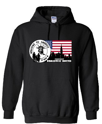 Welcome to America Hooded Sweatshirt (4 Color Options)