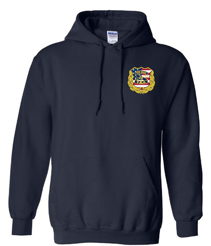 Flag Badge Hooded Sweatshirt