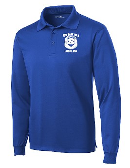 Performance Long Sleeve Polo Embroidered (2 color options)