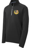 Flag Badge Embroidered Sport-Tek® Sport-Wick® Textured 1/4-Zip Pullover (3 color options)