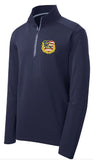 Flag Badge Embroidered Sport-Tek® Sport-Wick® Textured 1/4-Zip Pullover (3 color options)