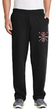 Open Bottom Fleece Sweatpants