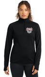 Ladies Performance 1/4 Zip Sweatshirt Embroidered