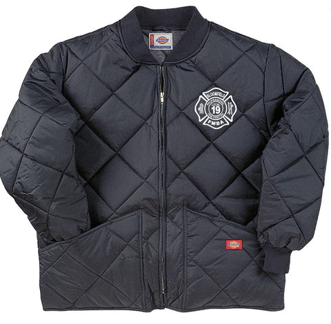 BFD Diamond Quilted Nylon Jacket Embroidered