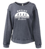 Womens mini waffle crew