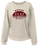 Womens mini waffle crew