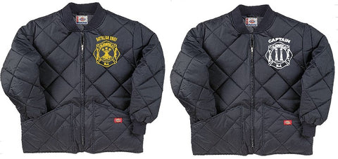 BFD Diamond Quilted Nylon Jacket Embroidered