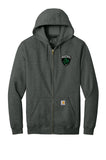 Embroidered Carhartt ® Midweight Hooded Zip-Front Sweatshirt