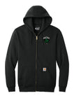 Embroidered Carhartt ® Midweight Hooded Zip-Front Sweatshirt