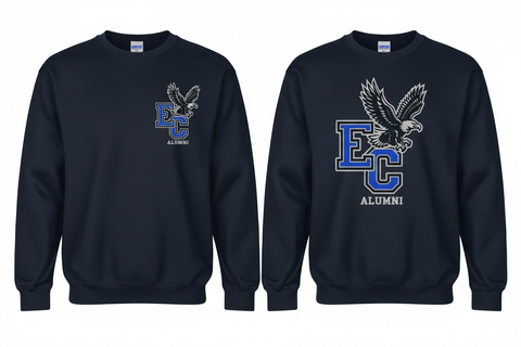 EC Alumni Navy Sweatshirt - Updated Logo