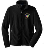 Embroidered Fleece Jacket Unisex Sizing (3 color options)