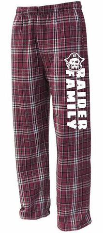 Raider Family Flannel Pants With Pockets
