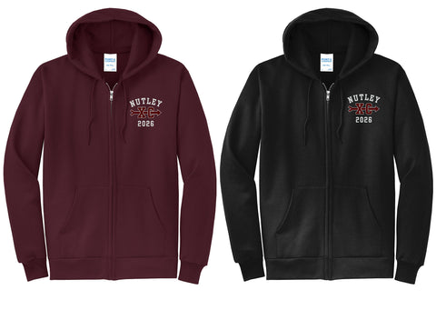 Full Zip Hooded Sweatshirt (2color options)