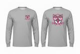 Gildan 5400 - Sport Grey - Pink Logo
