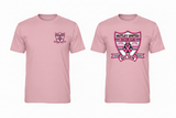 Gildan 8000 - Light Pink - Pink Logo